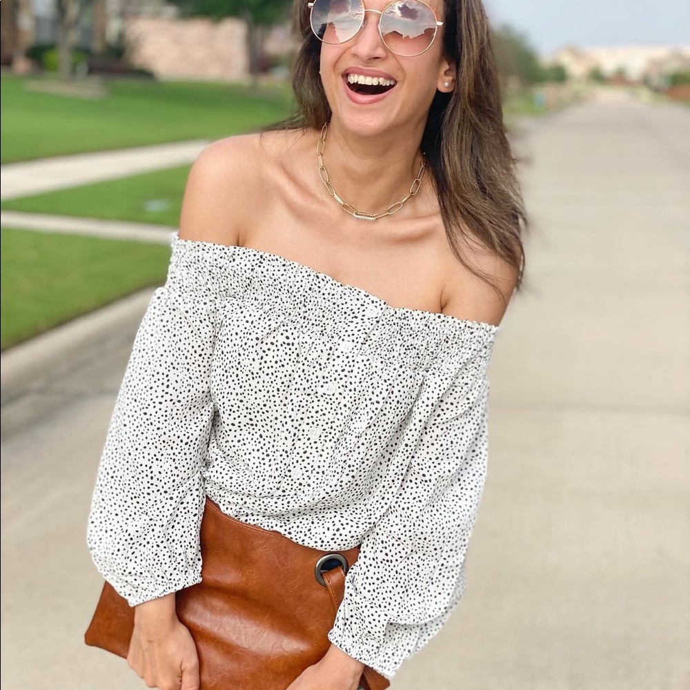 Off shoulder top